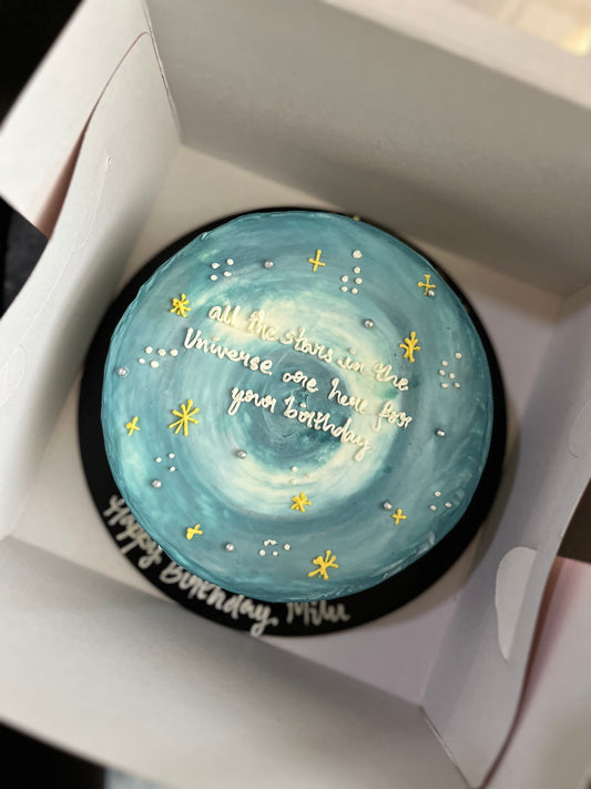 Night Sky Pastel Cake