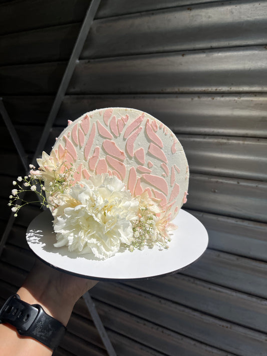 Pink Floral Cake