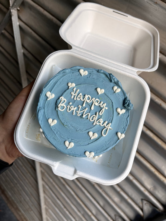 Swirl Heart Bento Cake